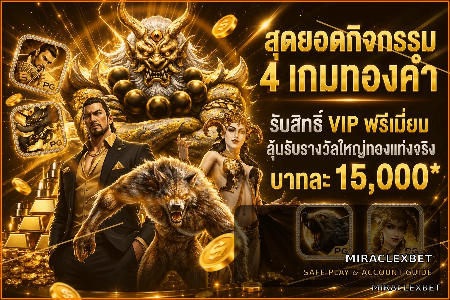 MIRACLEXBET คู่มือสมัคร เข้าสู่ระบบ ฝากถอนปลอดภัย